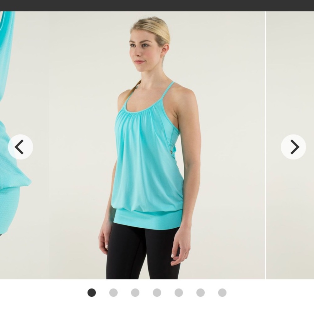 Lululemon No Limits Tank Sky Blue